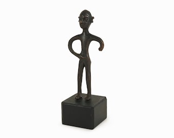 Italian Bronze Figurine Miniature Sculpture Mid Century Modern