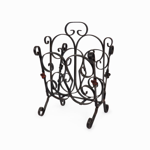 Leather Magazine Rack Etsy