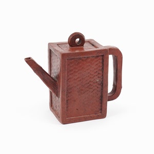 Shudei Red Clay Ceramic Teapot Japan Kyusu Tea image 1