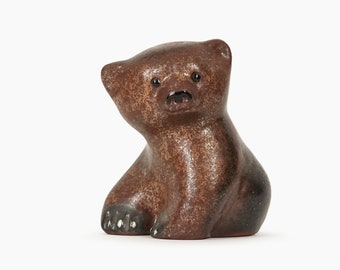 Nittsjö Bear Figurine Thomas Hellström Sweden 6011