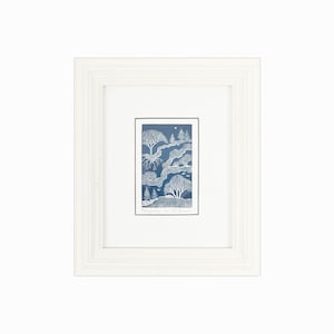 Charlotte Laurine Schaefer Woodcut Print on Paper Tranquility image 1