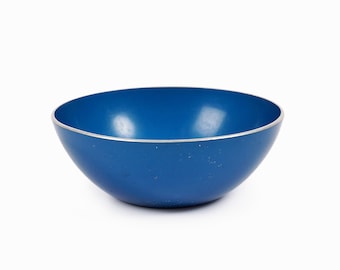 Emalox Aluminum Bowl Norway Enameled Blue