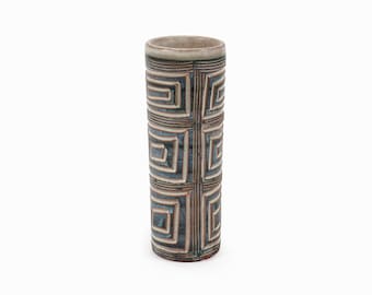 Hal Lasky Ceramic Vase Geometric Modernist Cranbrook Academy of Art