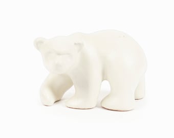 Anna-Lisa Thomson Small Ceramic Polar Bear Figurine Upsala Ekeby