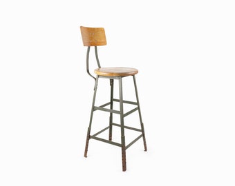 Pollard Brothers Mfg Industrial Stool High Chair