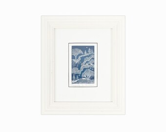 Charlotte Laurine Schaefer Woodcut Print on Paper "Tranquility"