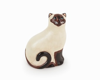 Vintage Ceramic Cat Figurine Lisa Larson Style