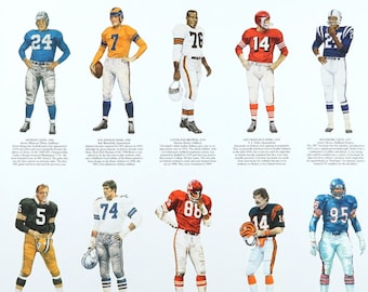1980s Michael Singletary Chicago Bears Player Poster 15 x 22.5 Osco-Drug Kodak Vintage Poster The BEARS ARE BACK!
