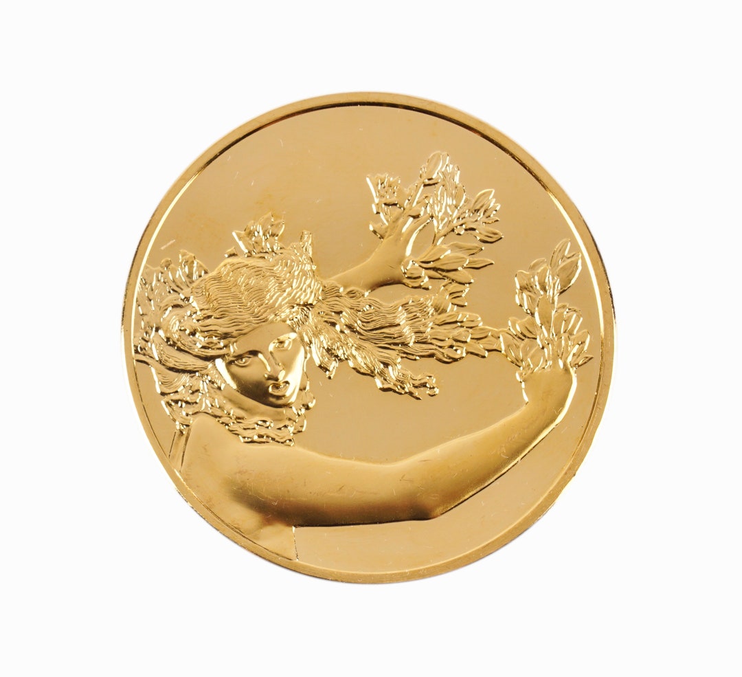 Médaille Commémorative US Navy SEALs – Plaquée Or – Pièce De Collection Neuve