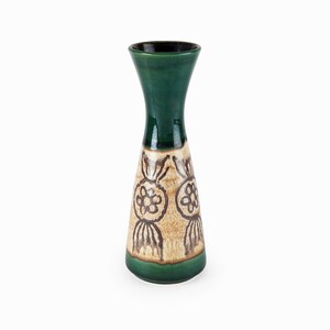 ジャパニーズモダン　陶器花器　ミッドセンチュリー　Japanese modern 東洋ジャパン 陶器花瓶 ミッドセンチュリーモダン - Etsy 日本