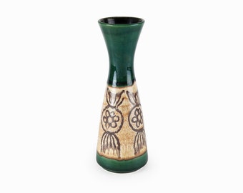 ジャパニーズモダン　陶器花器　ミッドセンチュリー　Japanese modern 東洋ジャパン 陶器花瓶 ミッドセンチュリーモダン - Etsy 日本