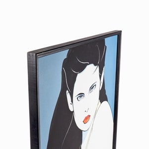 Vintage Acrylic Painting on Canvas after Patrick Nagel image 5