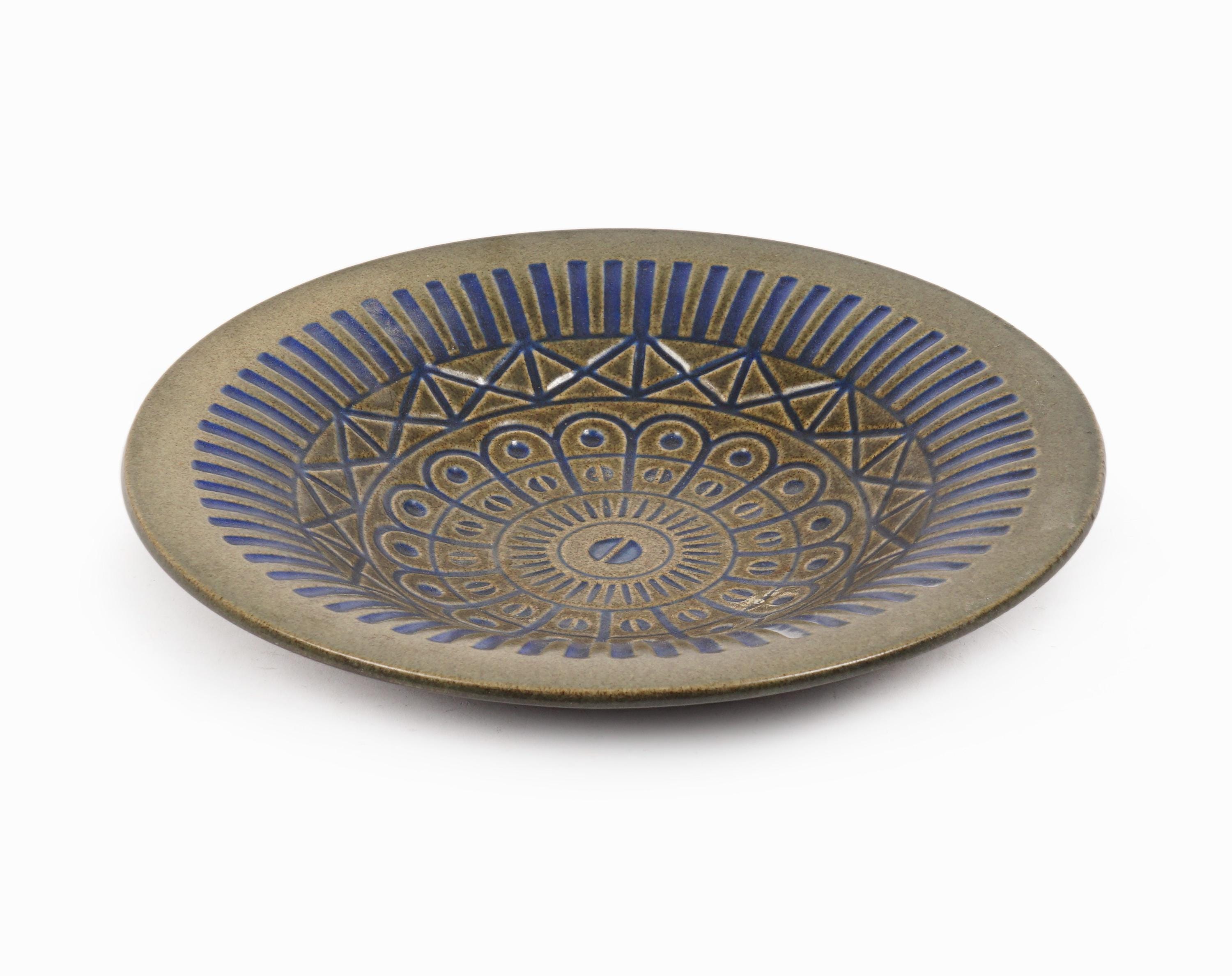 1967-69年 マリ・シムルソン 陶器ボウル「アイリス」 ウプサラ