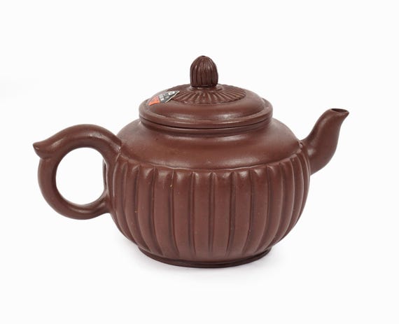 Chinese Yixing Zisha Ceramic Teapot Tea Ceremony Kyusu Brown