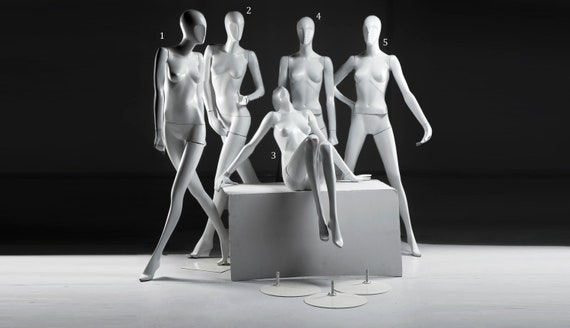 Mannequin Italien Schlappi Glossy White Full Body Mannequins Etsy