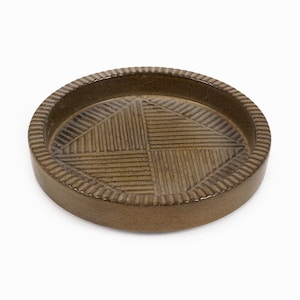 1968 Ceramic Plate Mari Simmulson Upsala Ekeby Sweden Mid Century Modern Bowl 8053M