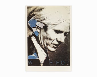 1981 Andy Warhol Postcard Post Card Vintage Art Unlimited