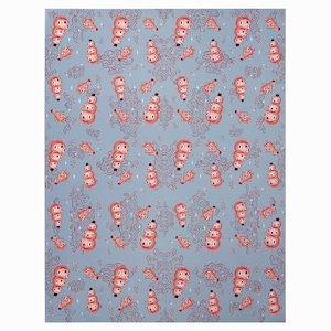 Gary Baseman Gift Paper Sheet Wrapping Gift Pop Art Print &quot;Eat Pink Snow&quot;