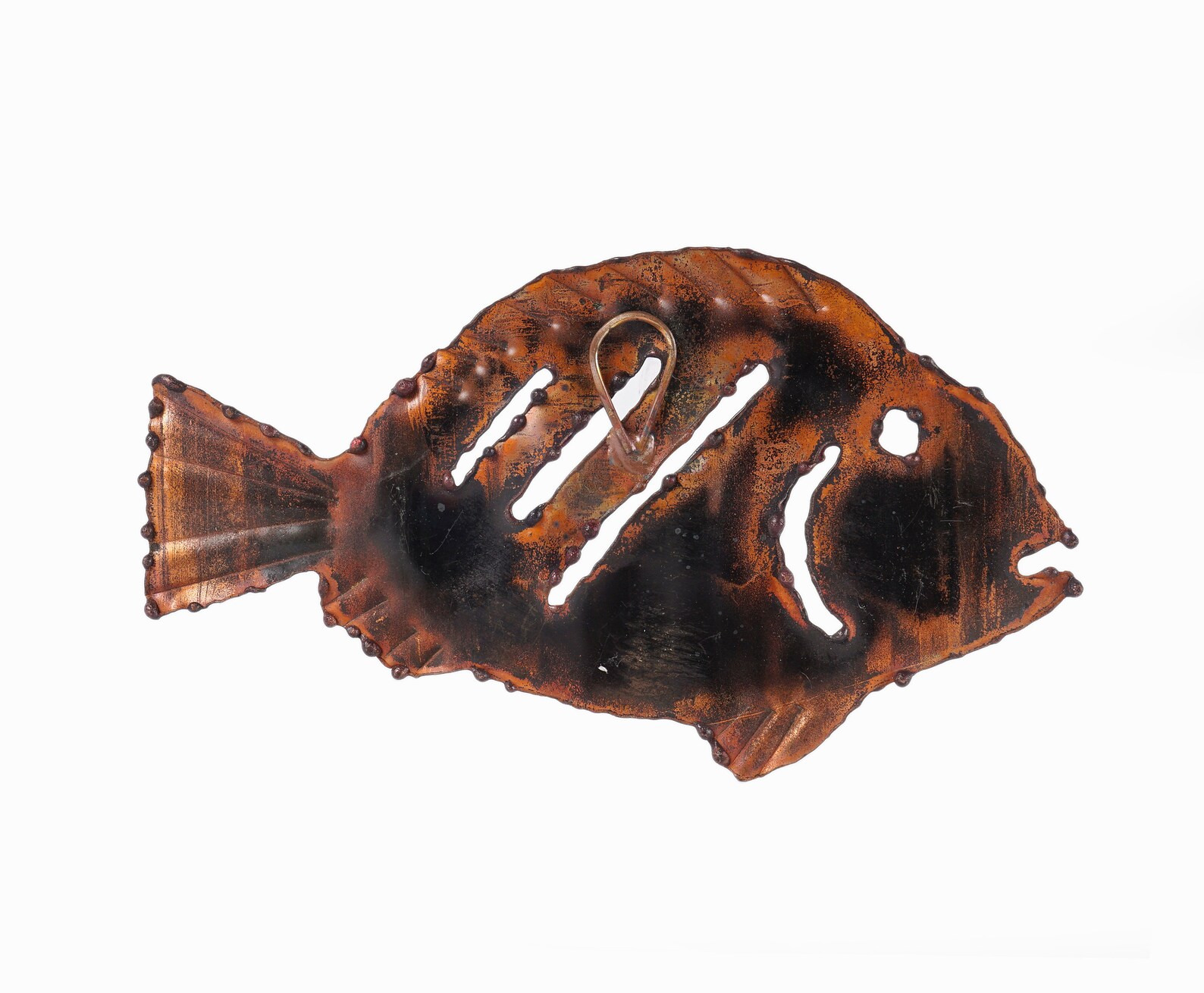 Copperworkx Copper Fish Wall Sculpture Vintage Etsy UK