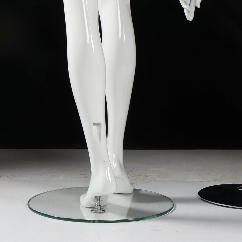 Eurodisplay & Mondo Mannequin Glossy White Legs Torso Etsy