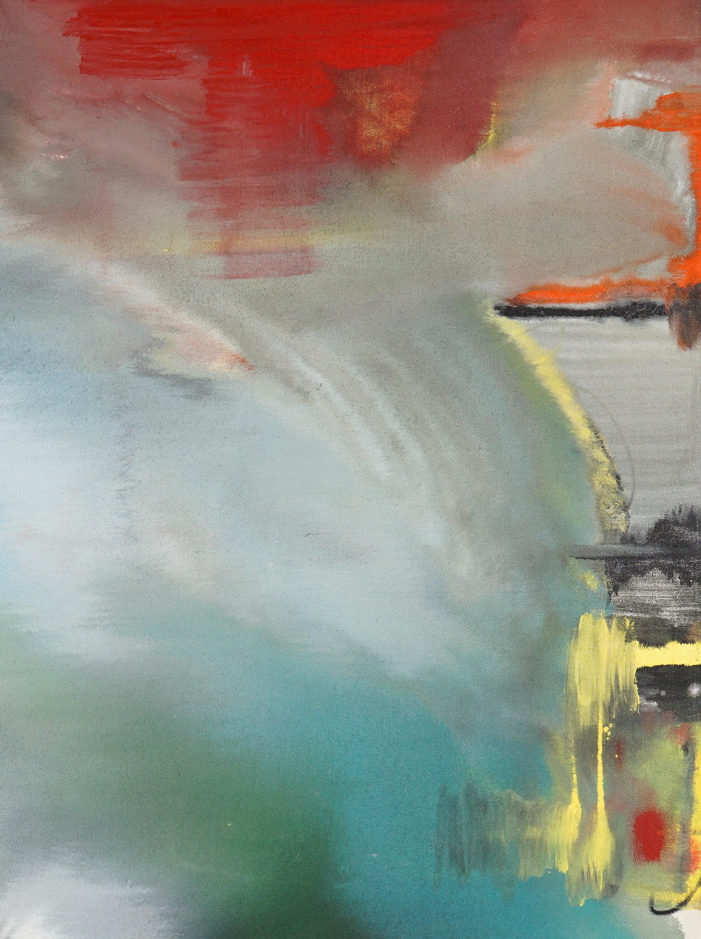 1982年 ウィリアム・アレクサンダー 抽象油絵 キャンバス 抽象芸術