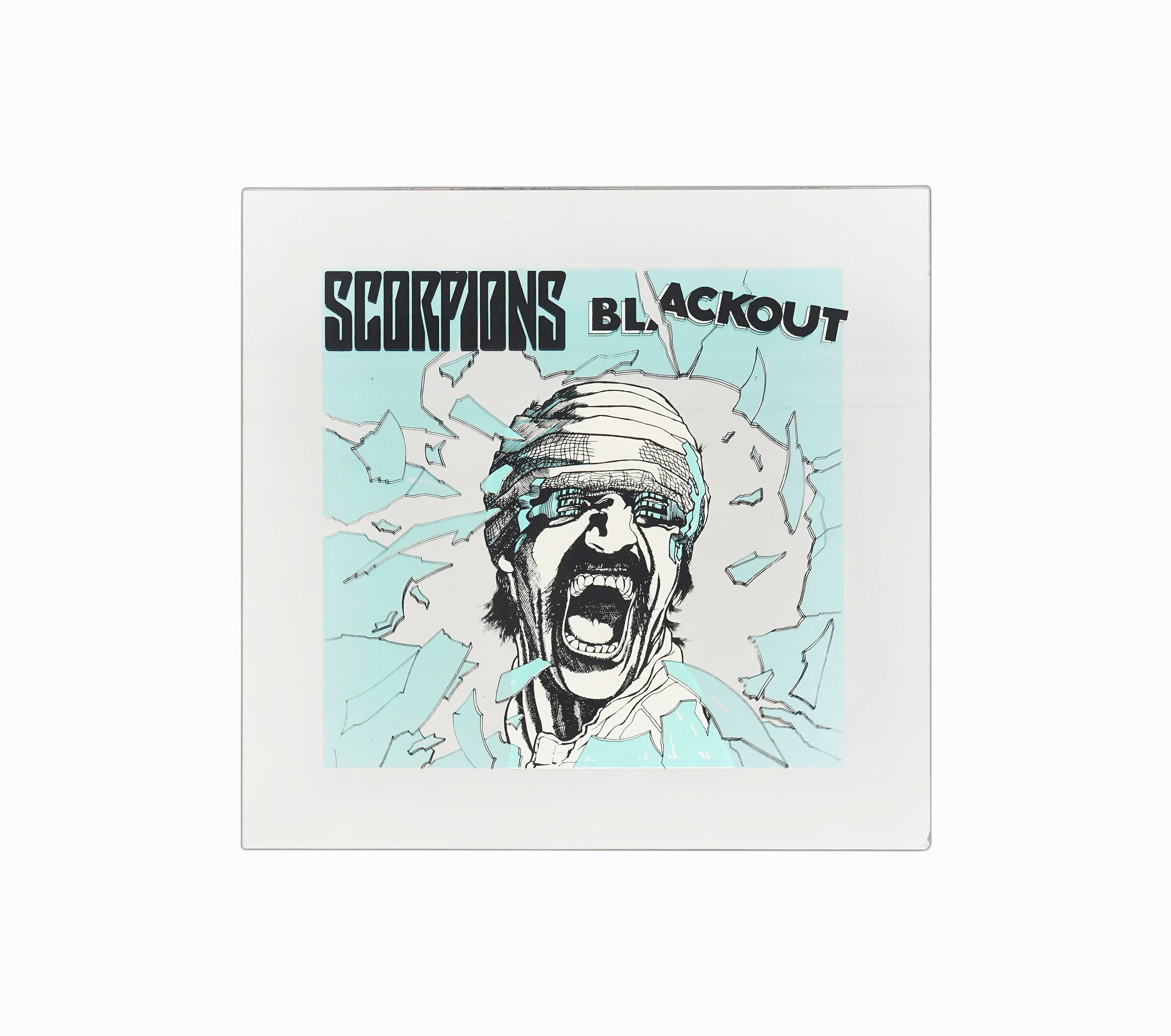 Vintage Carnival Fair Prize Mirror Scorpions Blackout Music - Etsy