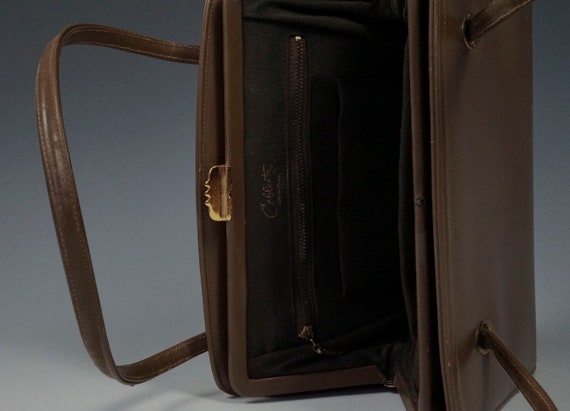 Coblentz Handbag Purse Tan Color Real Leather Vin… - image 7