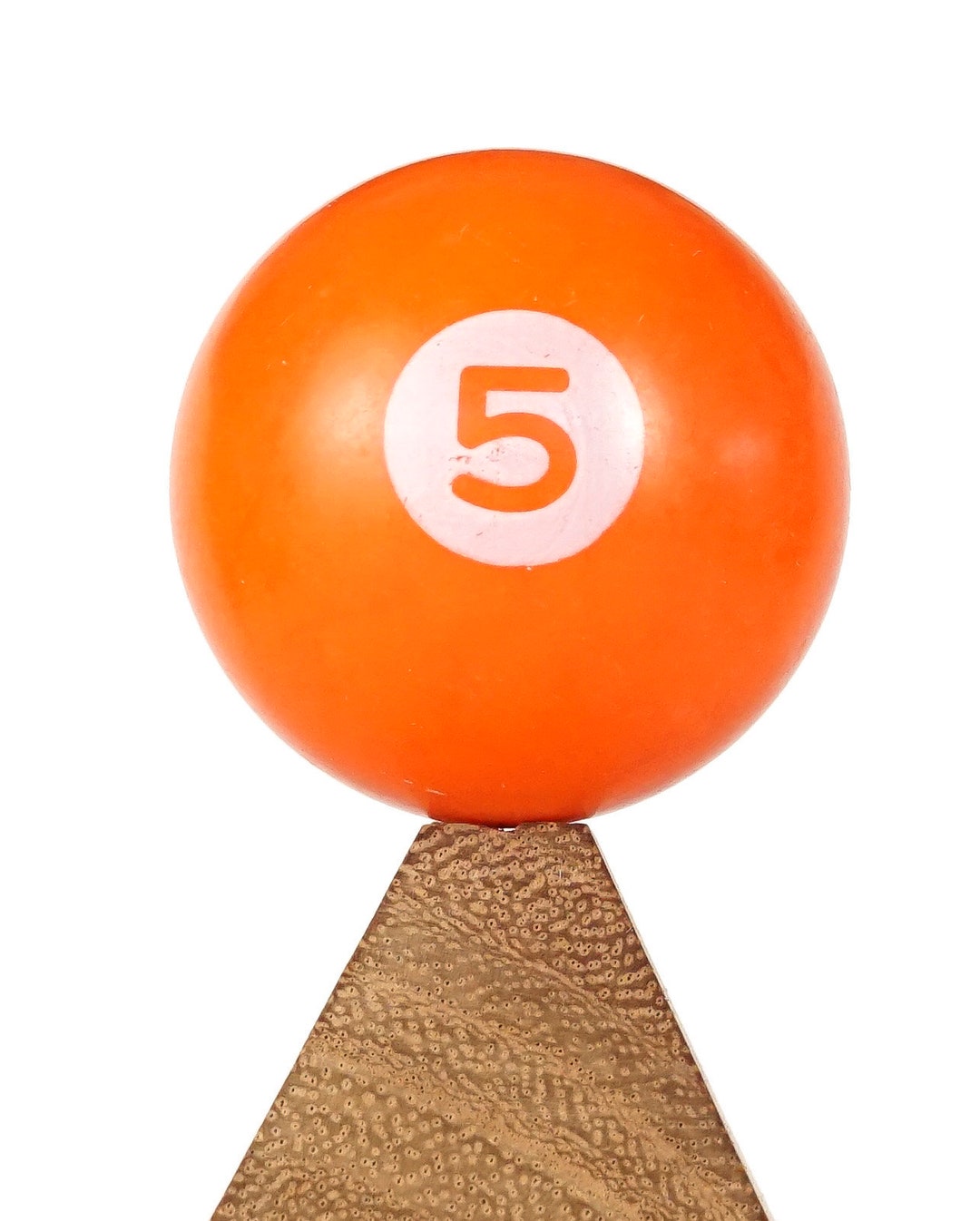 ビリヤードボール オレンジ 5番 No.5 ミニチュア ビリヤード ボール オレンジ ファイブ V スモール