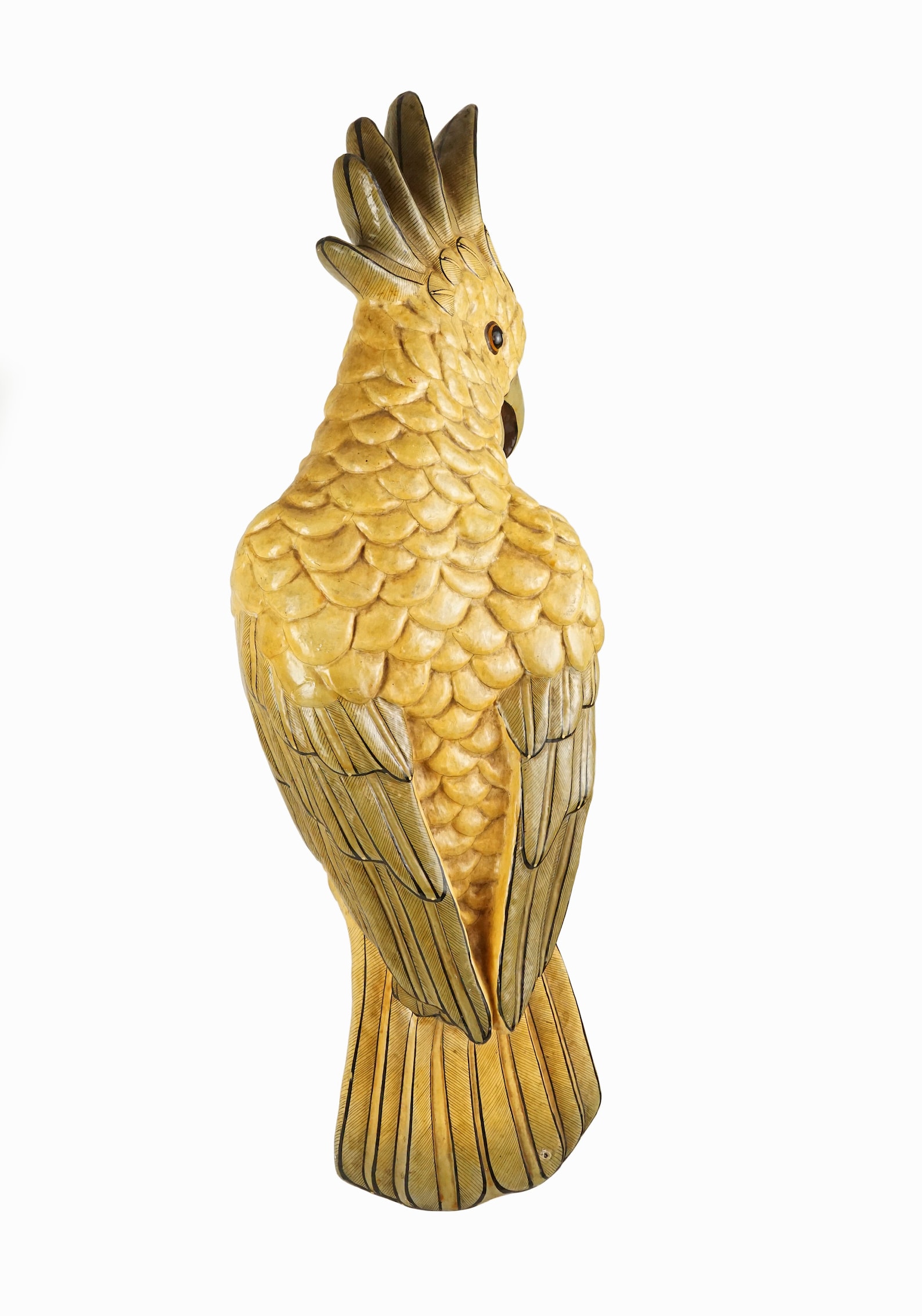 Sergio Bustamante Style Parrot Sculpture Papier Mache Bird Etsy