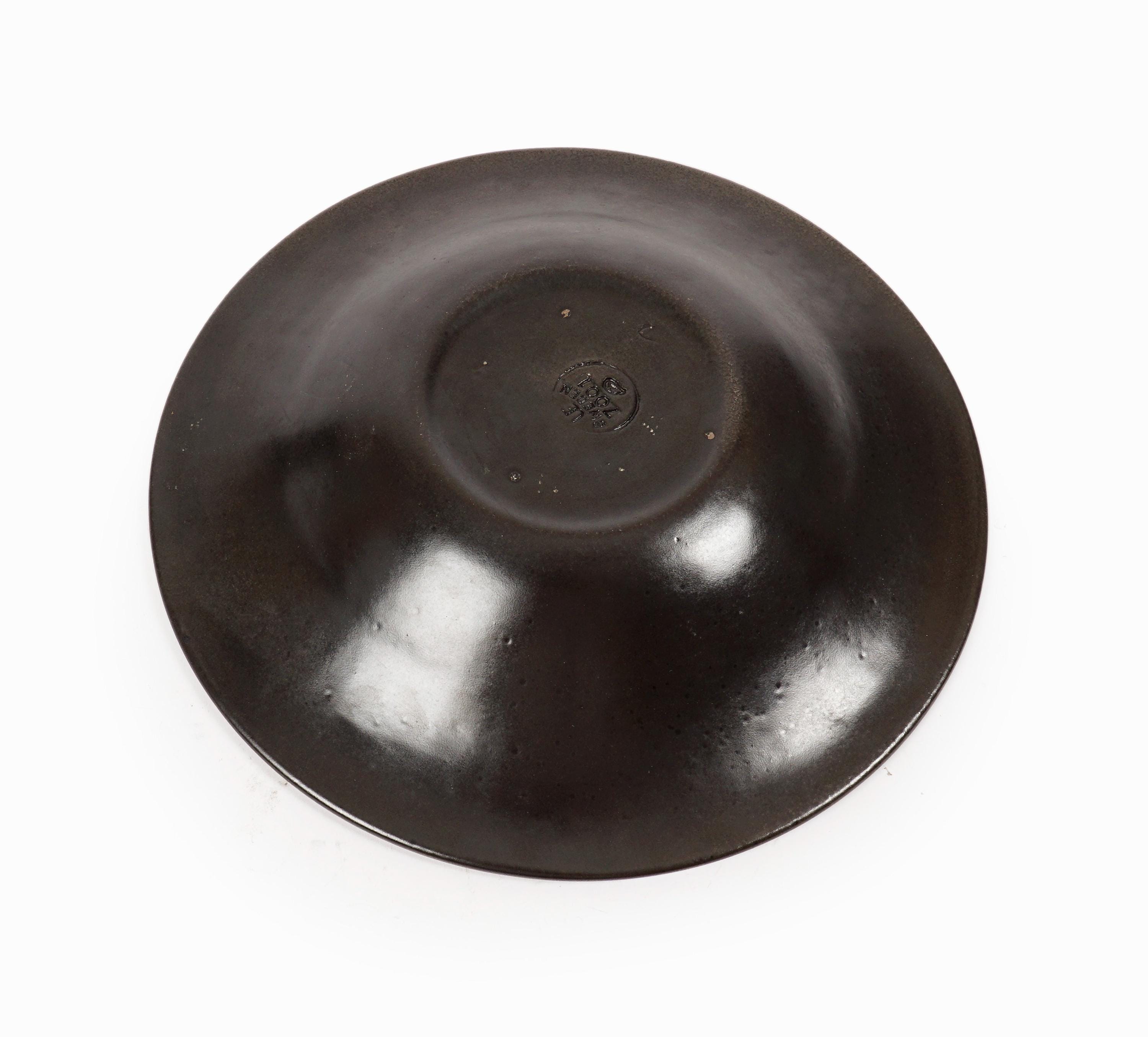 1967-69年 マリ・シムルソン 陶器ボウル「アイリス」 ウプサラ