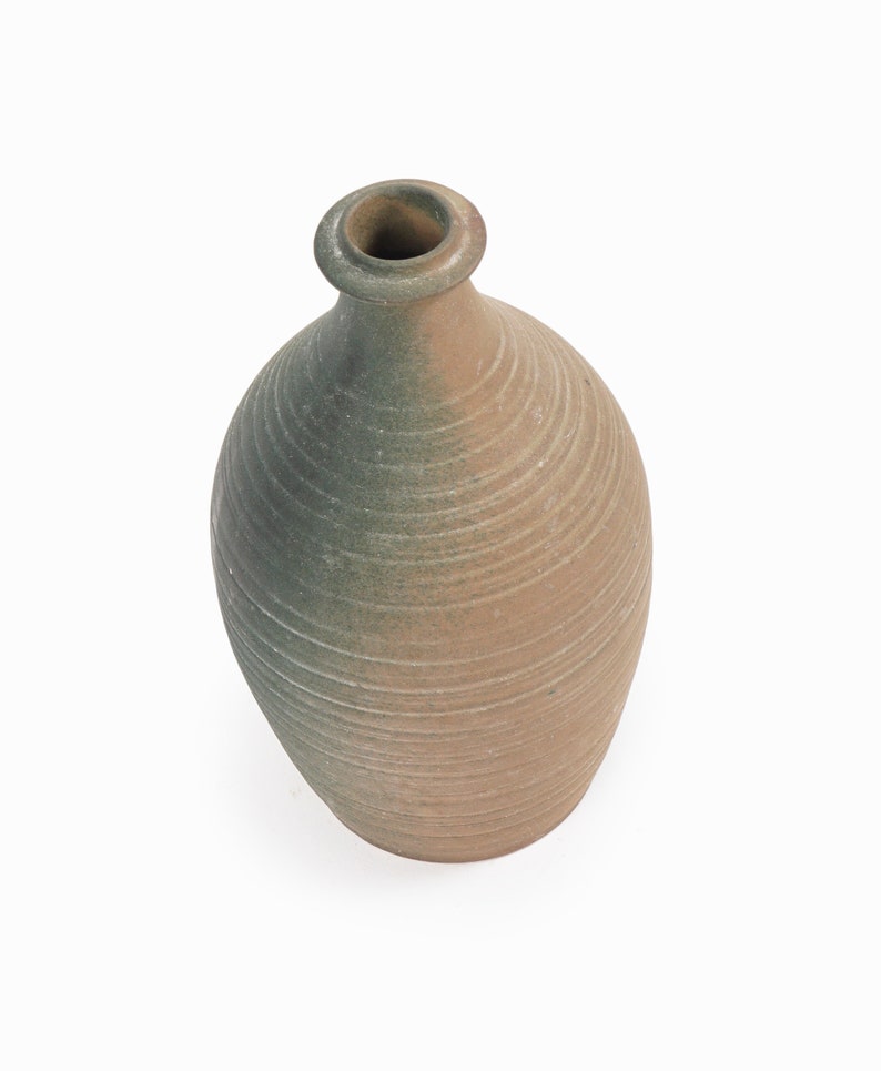 Toyo Japan Small Ceramic Vase Mid Century Modern image 7