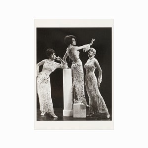 Fotofolio Cartolina The Supremes Cartolina Vintage Diana Ross