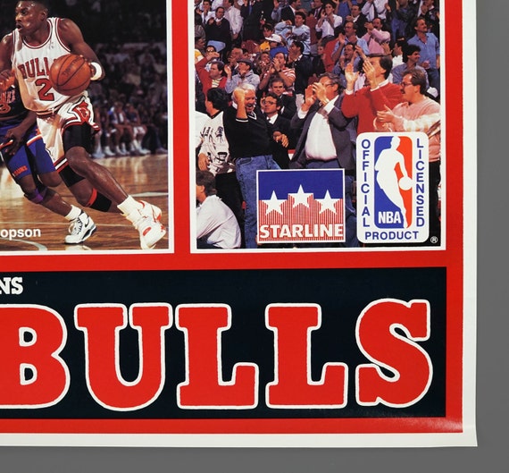 1991 Eastern Conference Champions NBA Chicago Bulls Poster Michael