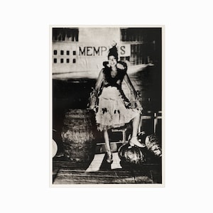 Cartão postal fotofólio Josephine Baker La Revue Nègre Cartão postal vintage