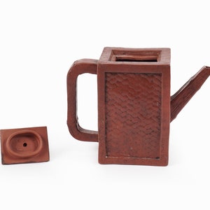 Shudei Red Clay Ceramic Teapot Japan Kyusu Tea image 7