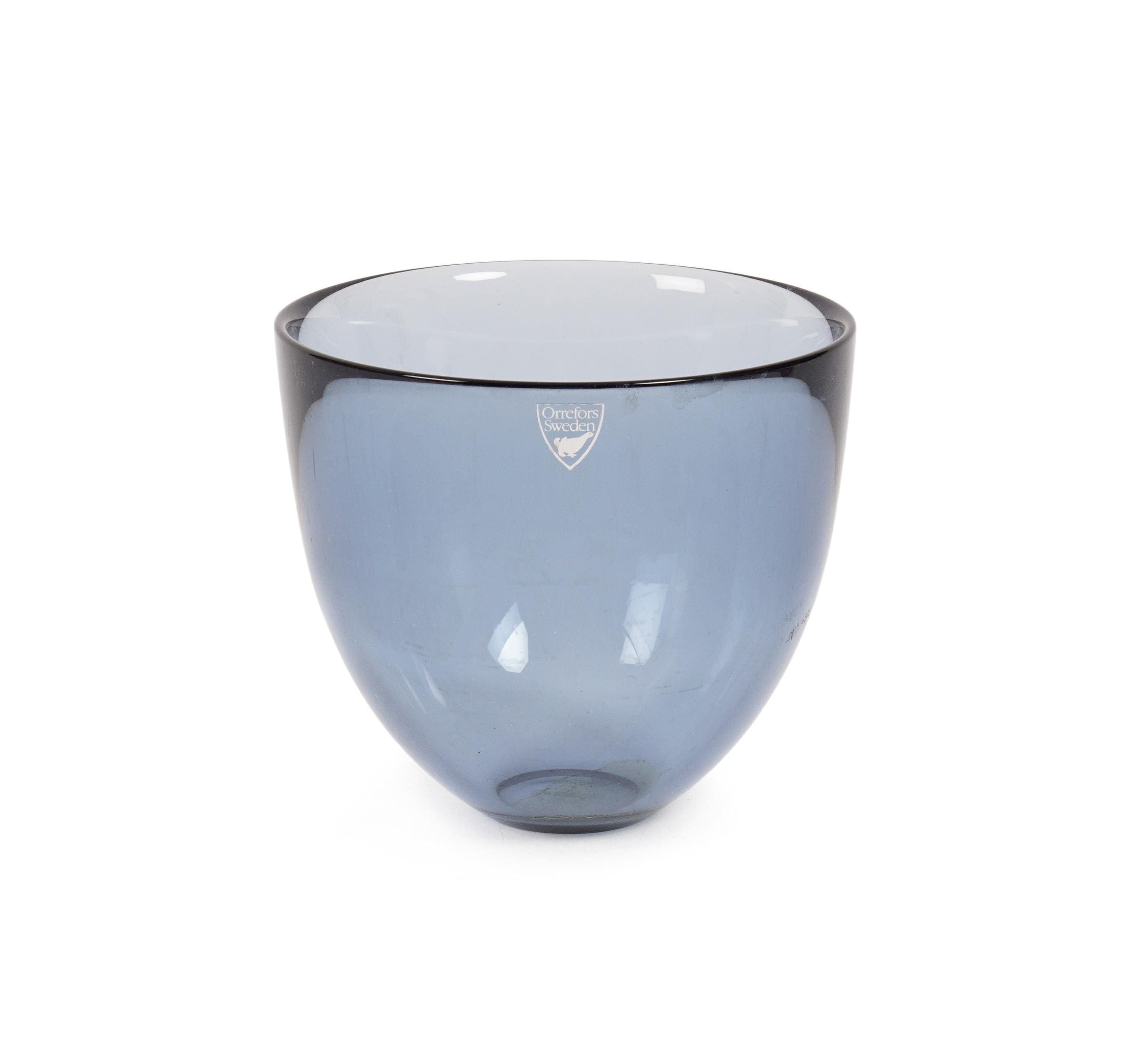 レナ・バーグストロム ガラス花瓶 オレフォルス スウェーデン クリア