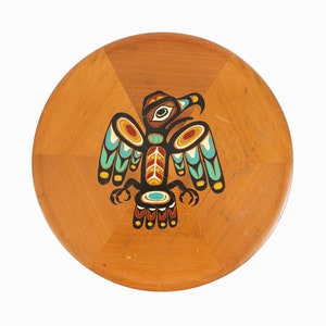 First Nations Wooden Decorative Plate Canada image 2