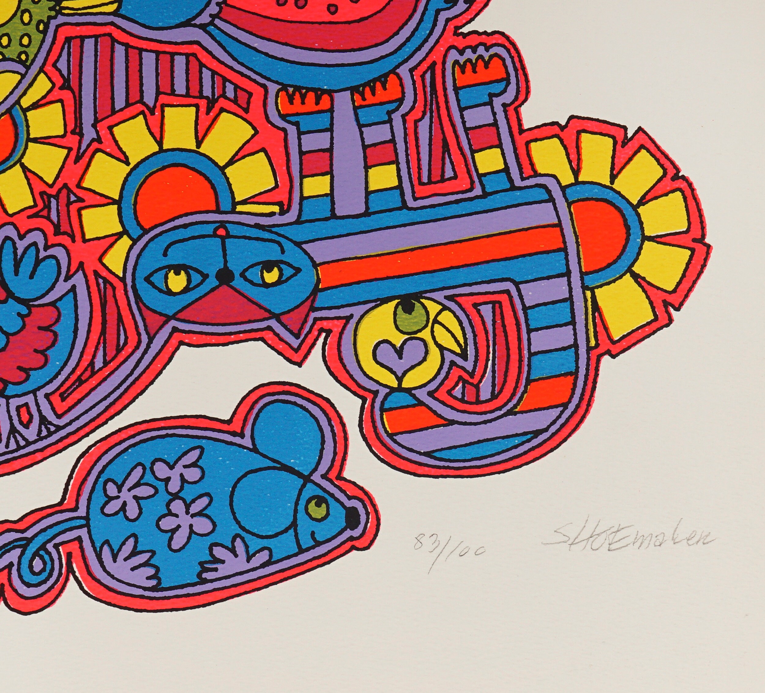 チャールズ・シューメーカー 紙にシルクスクリーン印刷 - Etsy 日本