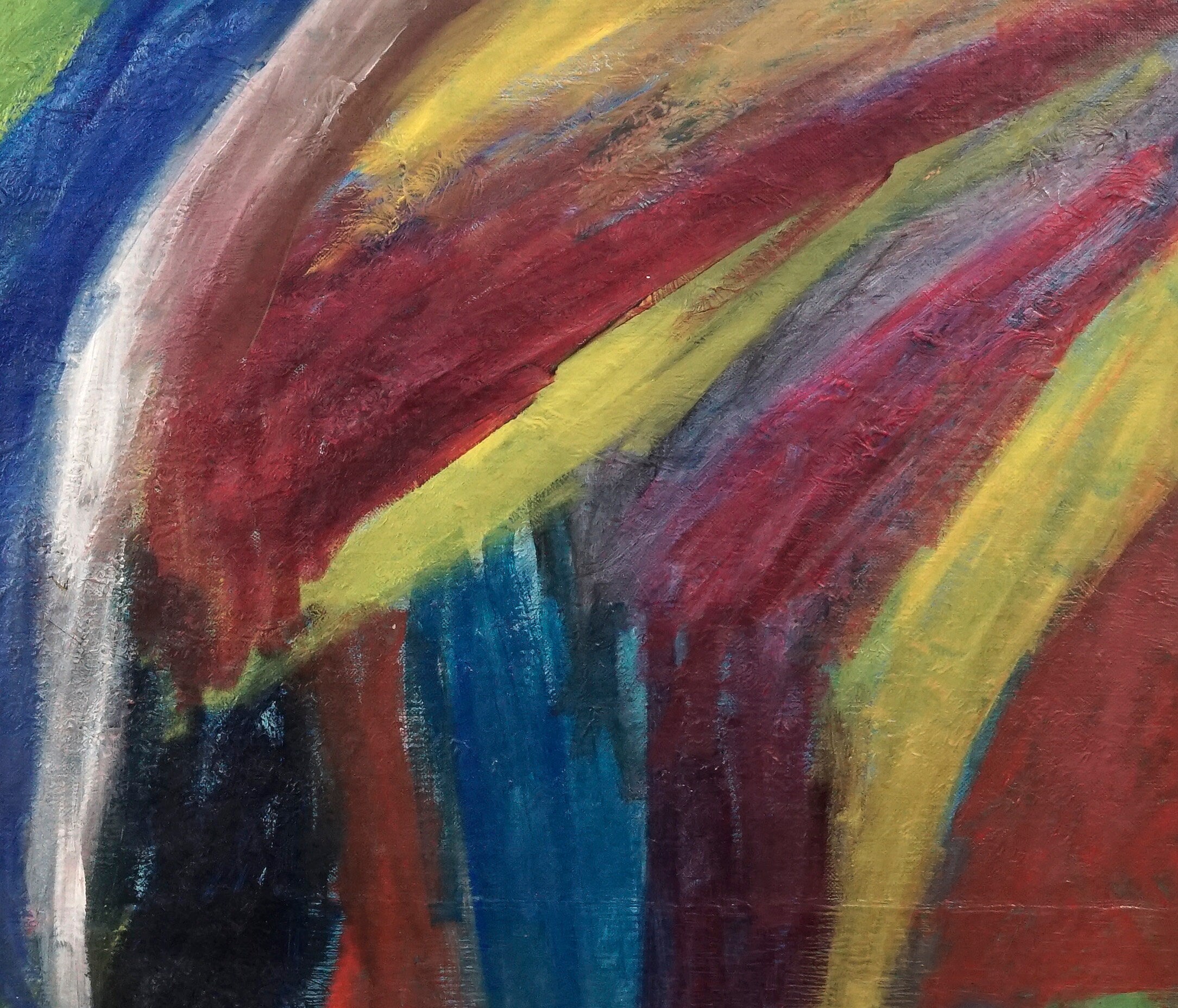1960s Abstract Oil Painting on Canvas Mid Century Modern Abstraction - Etsy