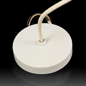 Nessen Studios Lamp Fixture Greta Von Nessen White Ceiling Lamp New York Mid Century Modern image 2