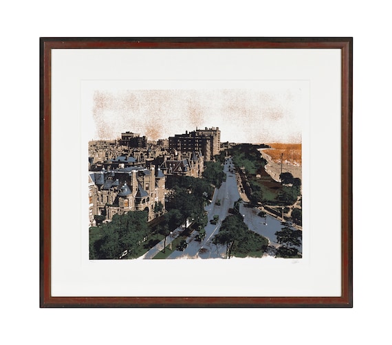 Vintage Chicago Serigraph on Paper