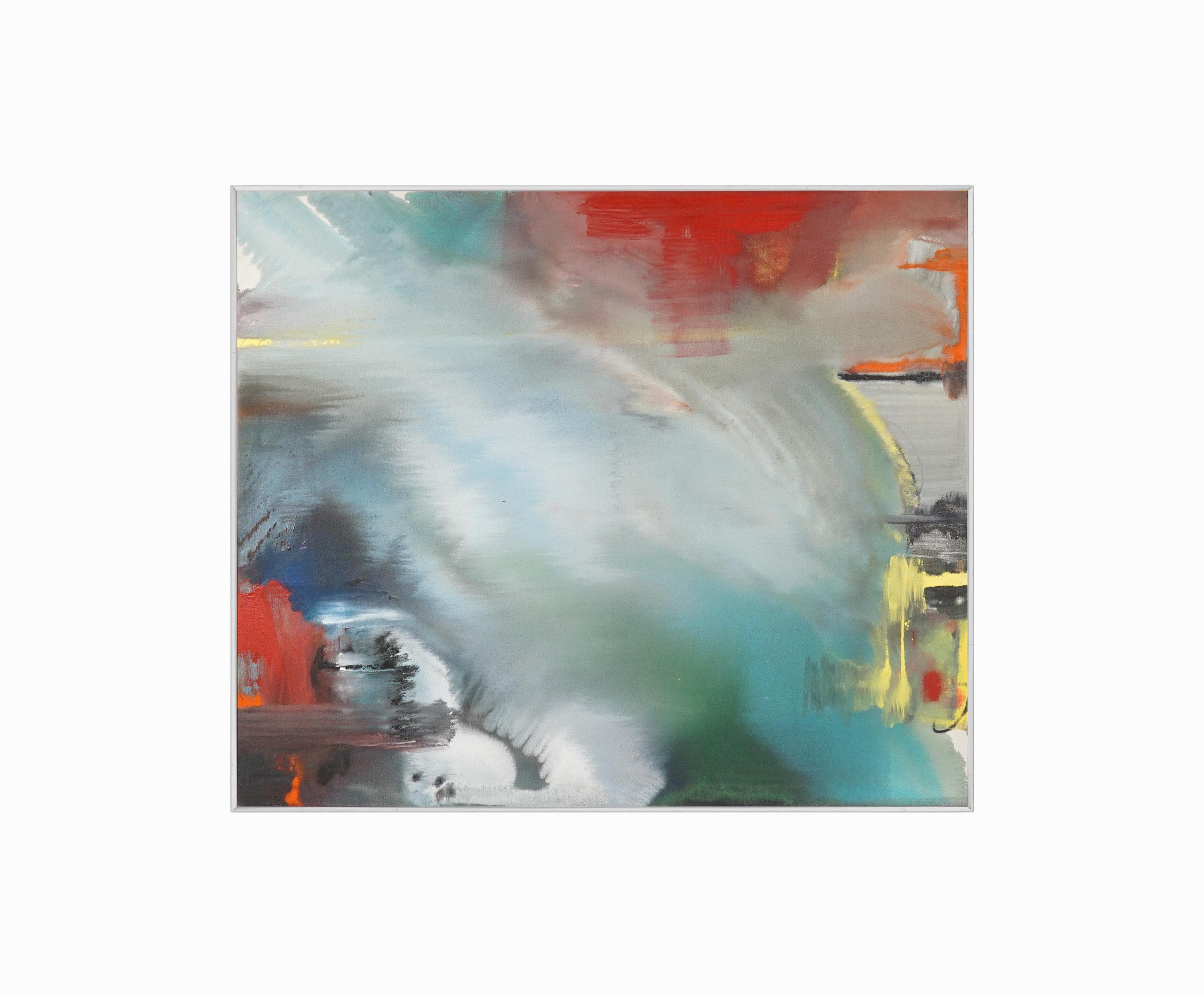 1982年 ウィリアム・アレクサンダー 抽象油絵 キャンバス 抽象芸術