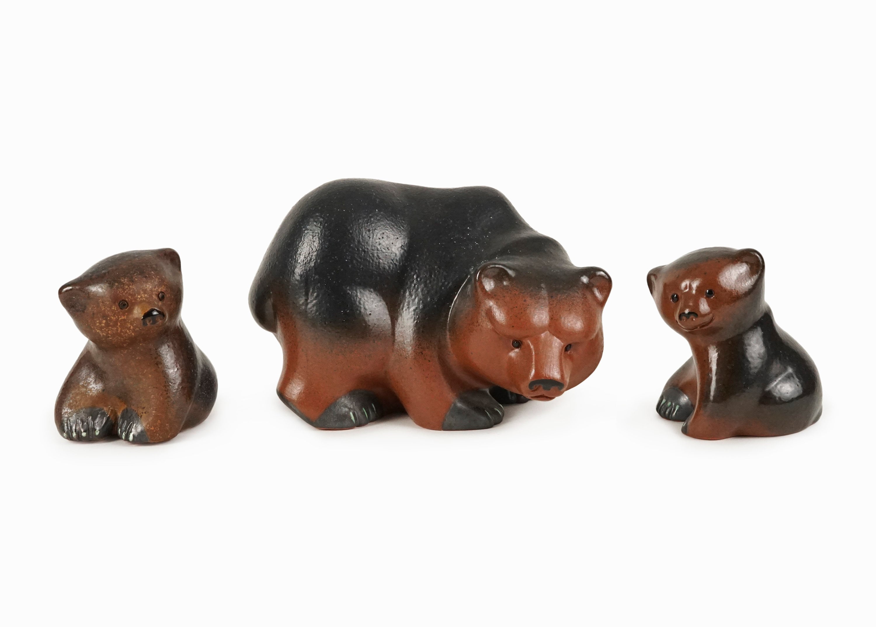 Nittsjö Large Bear Figurine Thomas Hellström Sweden Model 6012