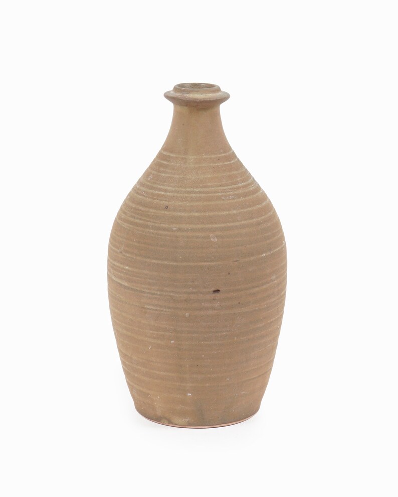 Toyo Japan Small Ceramic Vase Mid Century Modern image 3