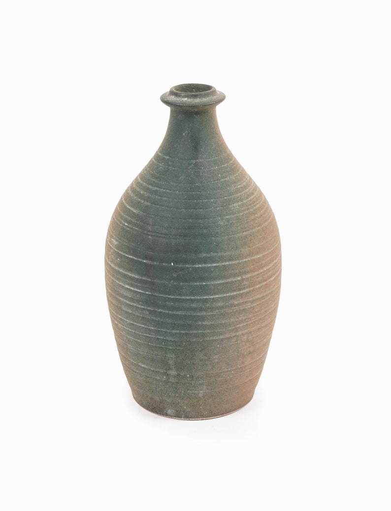 Toyo Japan Small Ceramic Vase Mid Century Modern image 2