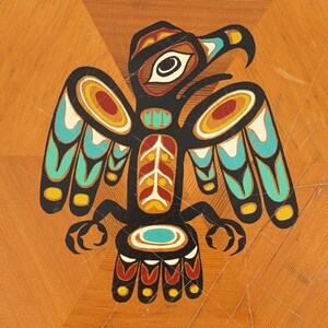 First Nations Wooden Decorative Plate Canada image 5