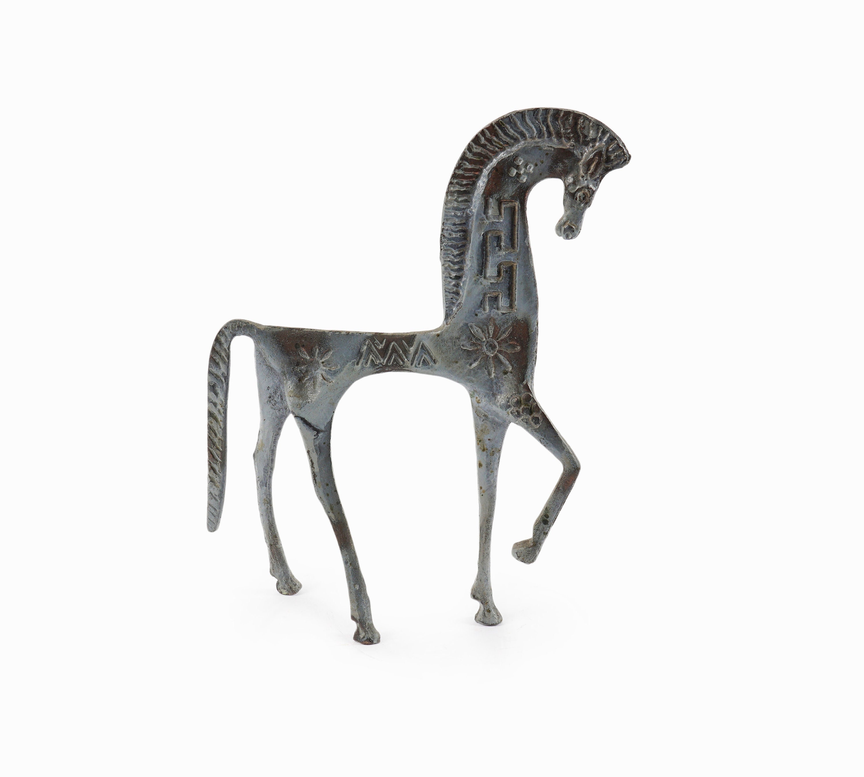 Frederick Weinberg Etruscan Horse Large Figurine Brass Vintage - Etsy