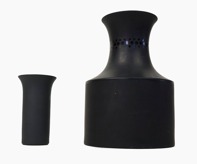 Tapio Wirkkala Porcelain Vase Rosenthal Noire Mid Century Etsy