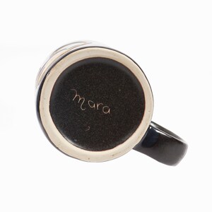 Mara Mex Ceramic Mug Coffee Tea Cup Cat Design Mexican Pottery image 6