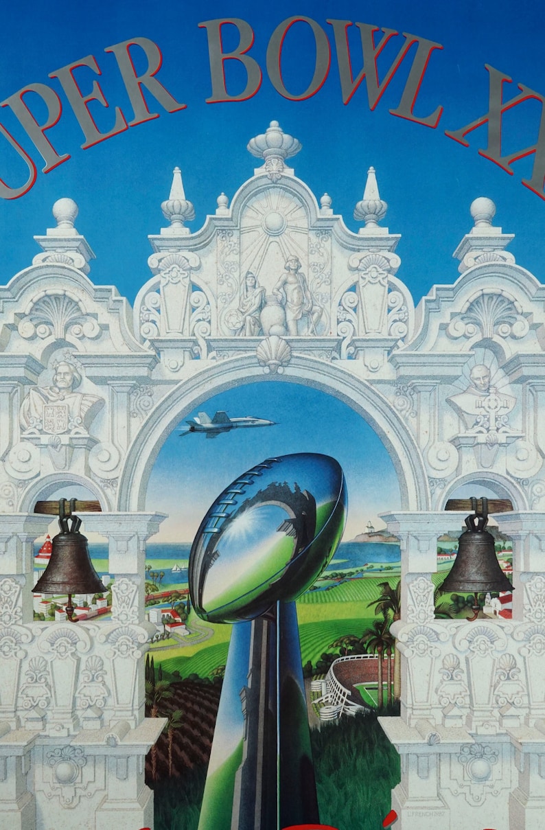 Super bowl poster pro player stadium apohero
